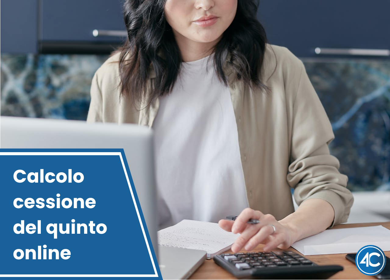 ragazza impegnata a calcolare la cessione del quinto online