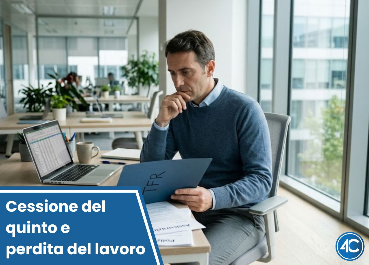 Cessione del quinto e perdita lavoro: cosa succede?